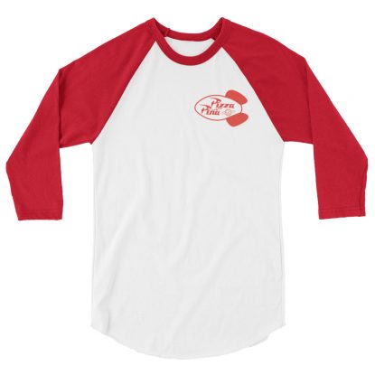 El Planeta de las Pizzas con Piña - 3/4 sleeve raglan shirt